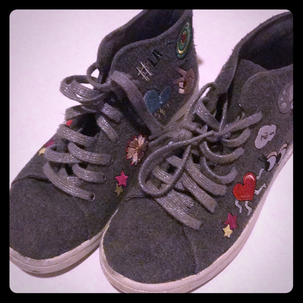 Sketchers Girls Hightop Sneakers